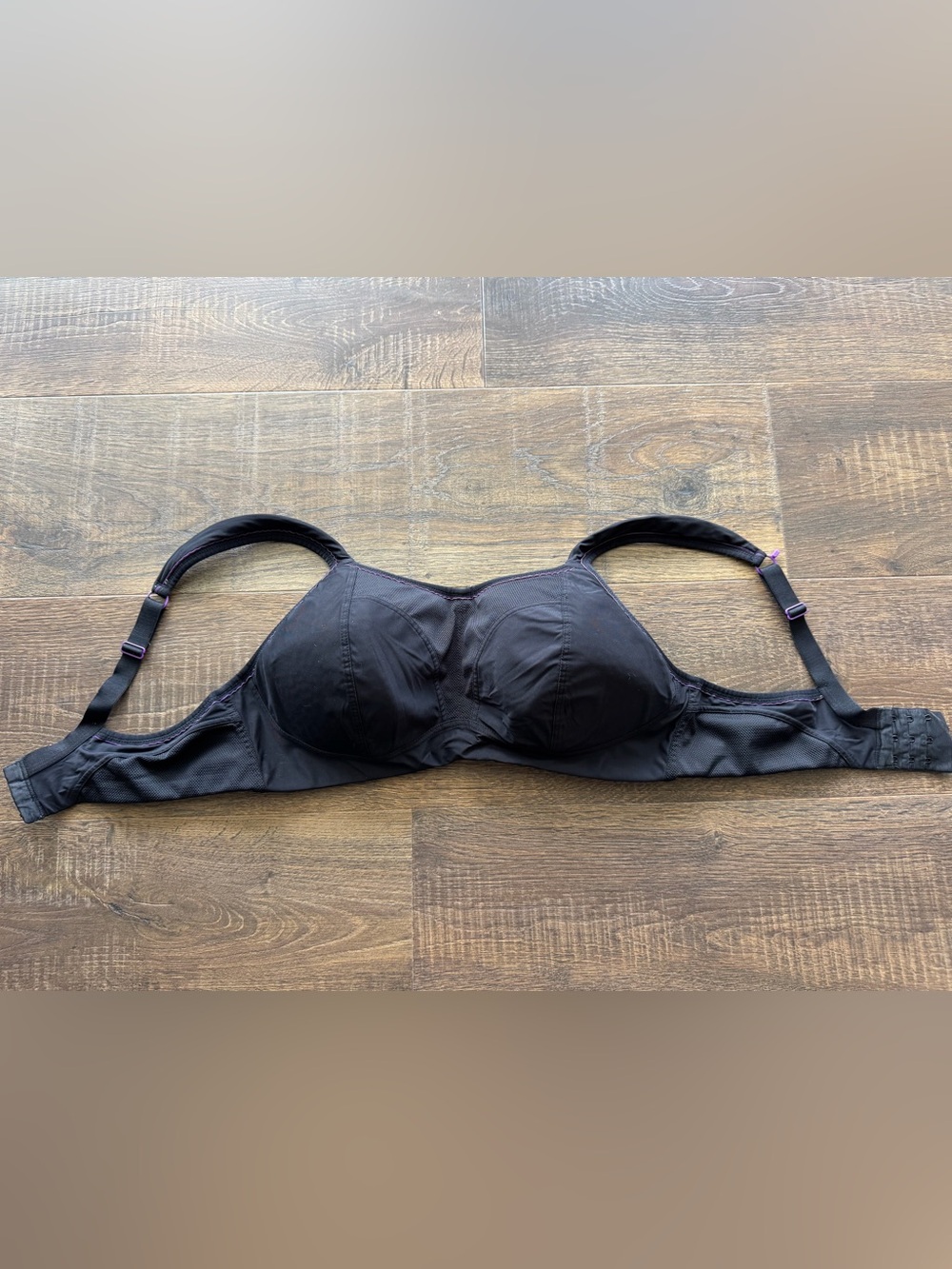 Panache Boundless Racerback Non-Wire Sports Bra Black 38D (7341)